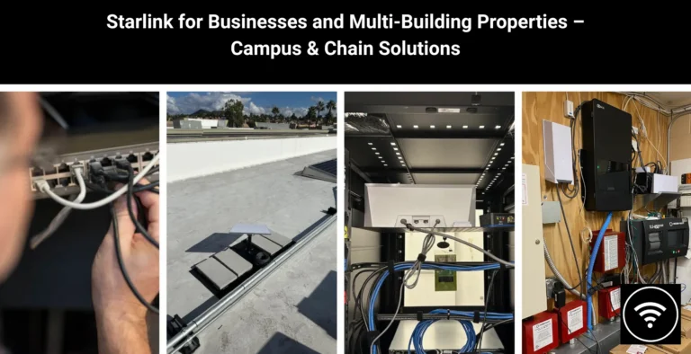 Starlink for Businesses and Multi-Building Properties – Campus & Chain Solutions.