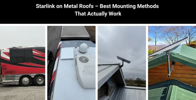a thorough dive into mounting Starlink on metal roofs – best mounting methods that actually work, based on the data from over 3,000 completed installs nationwide.