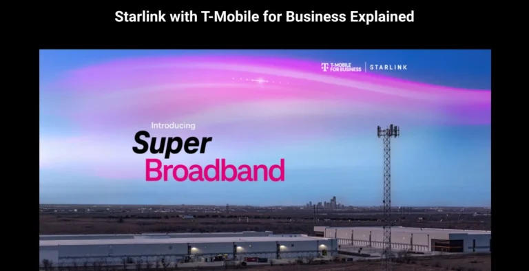 Starlink with T-mobile for business explained, as of April 29th, 2026.