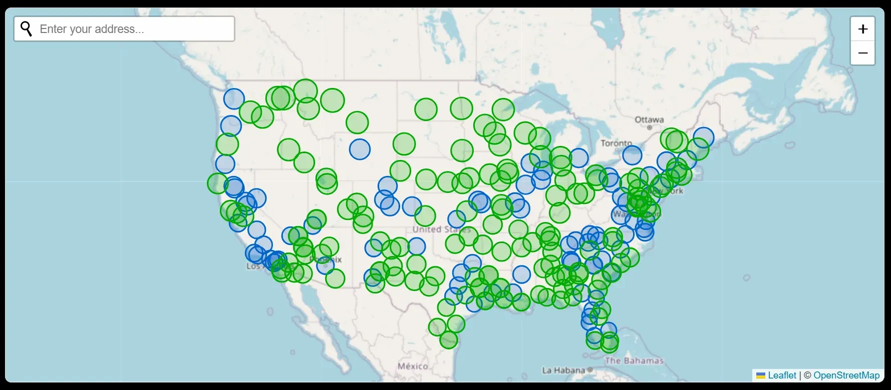 Check our interactive map to see which expert technicians we have near you to complete your Starlink installation.